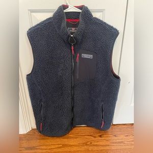 Vineyard Vines Sherpa Vest - Mens large